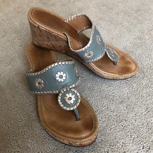 Jack Rogers Wedges Size 8